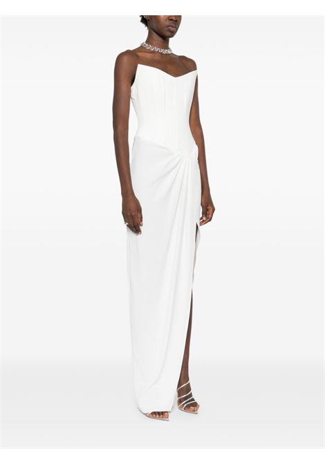 White crepe corset maxi dress Alex perry - women ALEX PERRY | D1432WHT